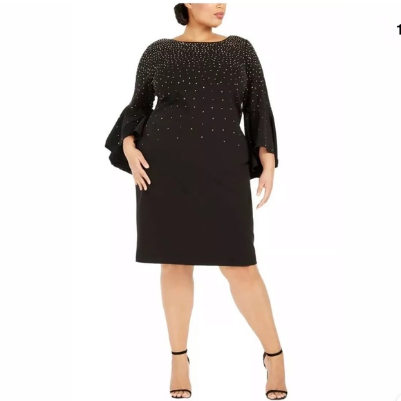 Calvin Klein Dresses & Skirts - Calvin Klein Plus Size Studded Bell-Sleeve Dress